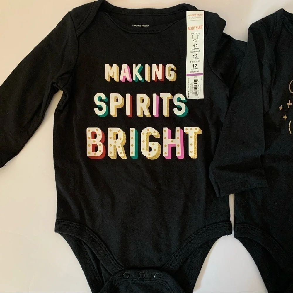 NWT. CARTER’S Black Holiday One Piece Set